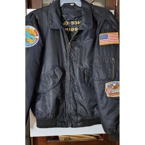 USS PONCE LPD-15 Navy Bomber Jacket Mediterranean Cruise 1994-95 Ship PONCE Szxl